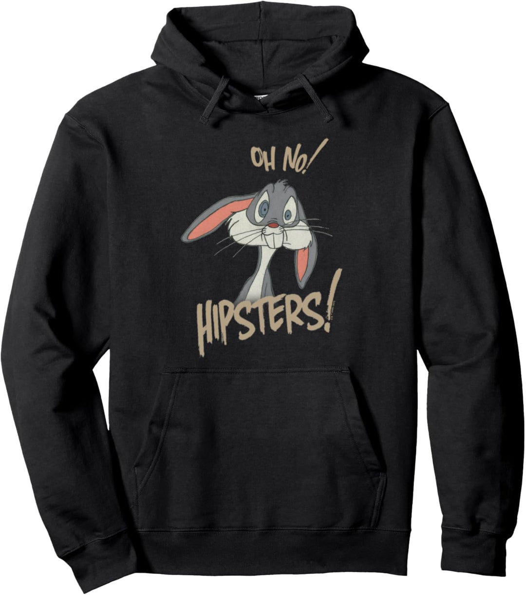Looney Tunes Bugs Bunny Oh No Hipsters Pullover Hoodie