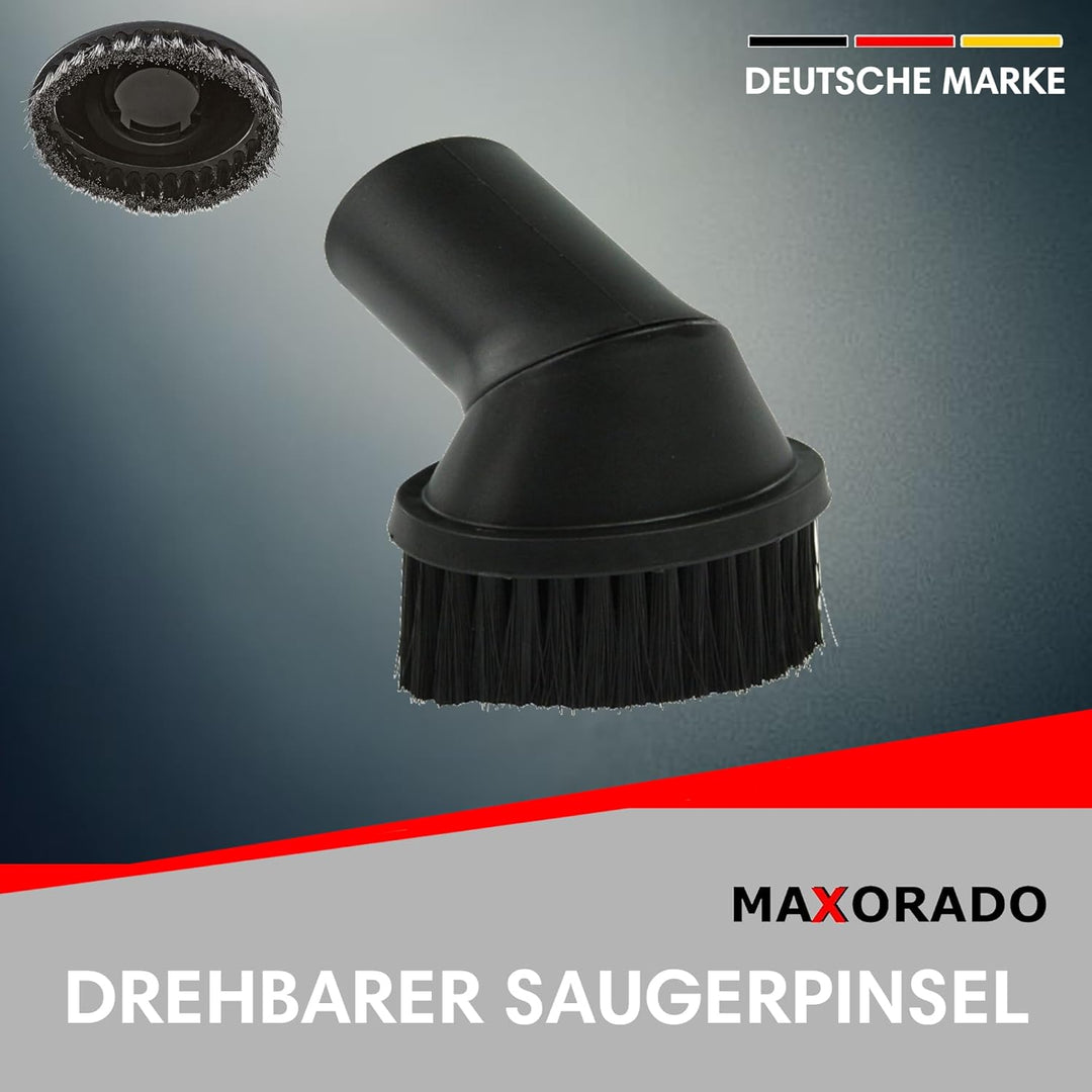XL Zubehör Set I 35mm Staubsaugerrohr Kombidüse Staubpinsel Fugendüse Möbelpinsel Staubsauger Rohr p