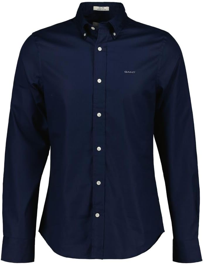 GANT Herren Slim Pinpoint Oxford Shirt Klassisches Hemd S Marine, S Marine