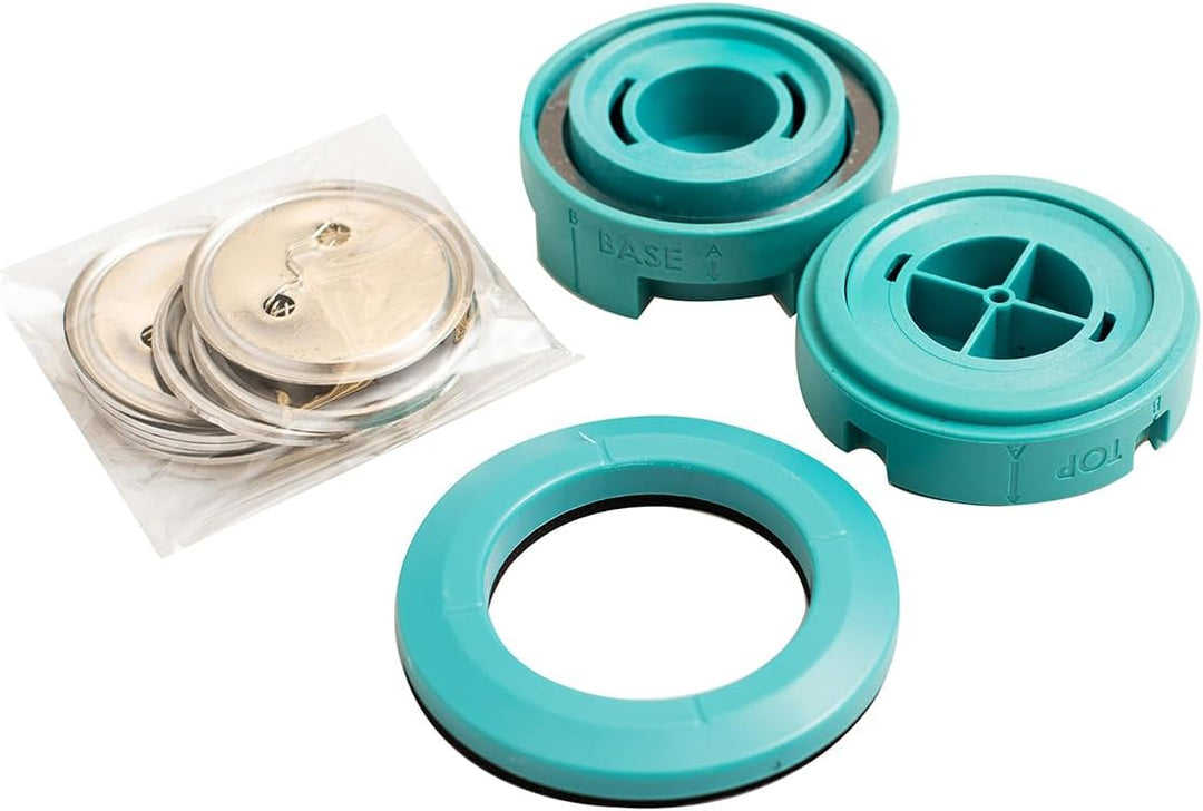 AMERICAN CRAFTS / WE R MEMORY Knopfleiste, gross 661081 Grösse L (58 Mm), Grösse L (58 Mm)