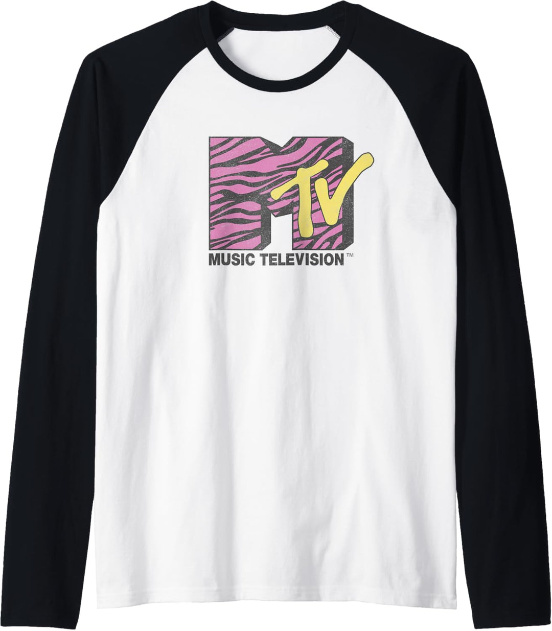 MTV Dekorierten Rosa Zebra Raglan