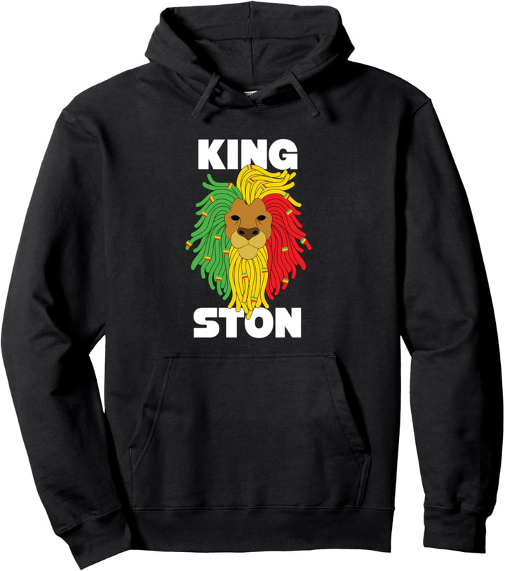 Kingston Reggae Rasta Löwe Rastafari Pullover Hoodie