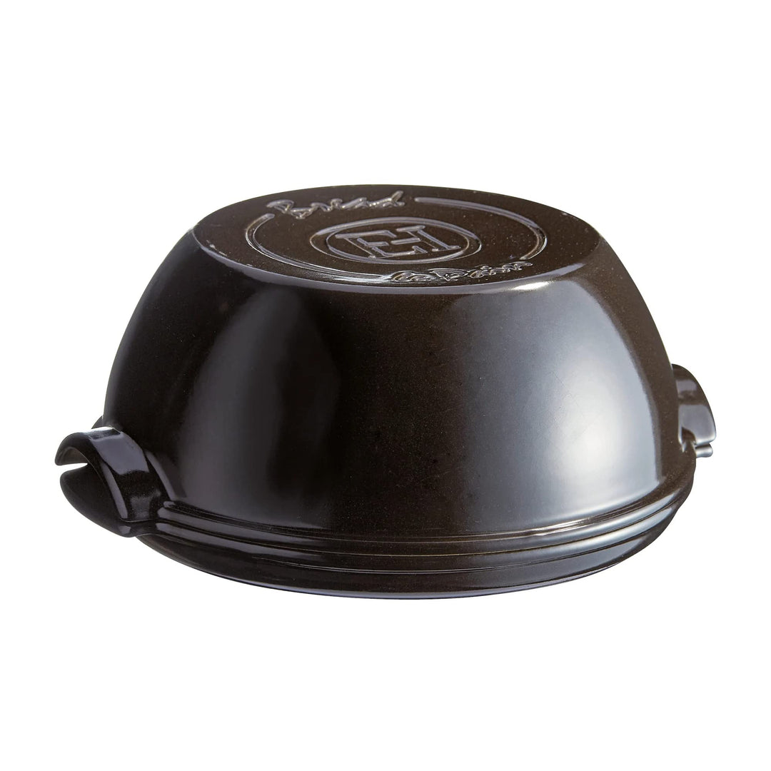 Emile Henry EH795507 Moderne Brotglocke, Keramik, anthrazit 12.8 x 11.6 x 5.5in Anthrazit, 12.8 x 11