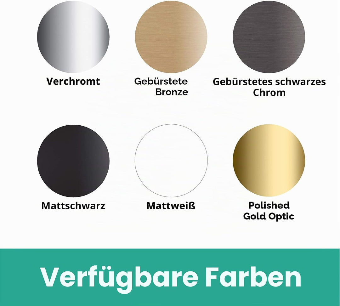 hansgrohe Schlauchanschluss FixFit Square, Wandanschluss mit Rückflussverhinderer, Brushed Black Chr