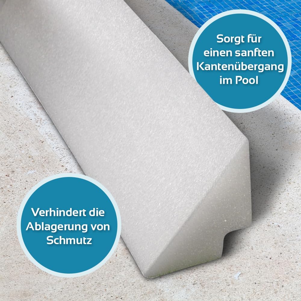 Eckeinlagen für Ø 8,00 m Pool - Erleichtern die Reinigung und schützen die Folie, Ø 8,00 m Pool