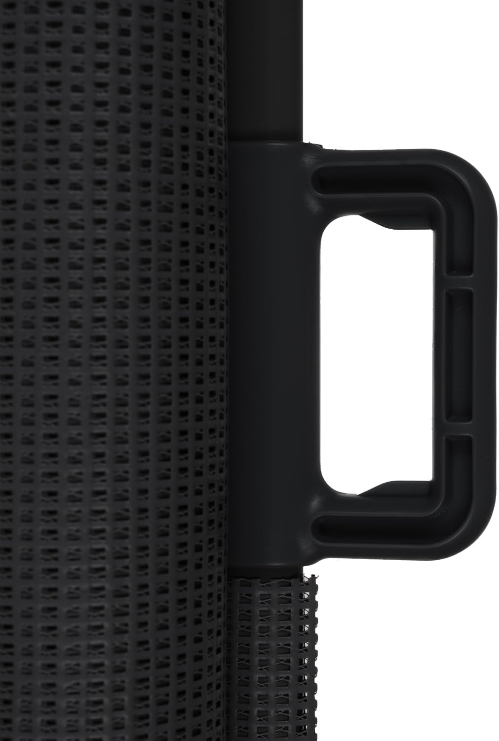 Treppenschutzgitter ausziehbar 13-140cm Rollgitter Höhe 85cm Absperrgitter 19380, Farbe:Schwarz/Blac