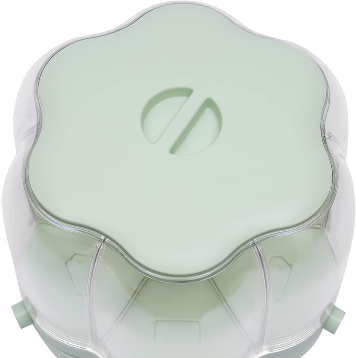 Müslispender, Cerealienspender Cornflakes Spender mit 6 Gitter, Drehbarer Müslispender 360° Haushalt