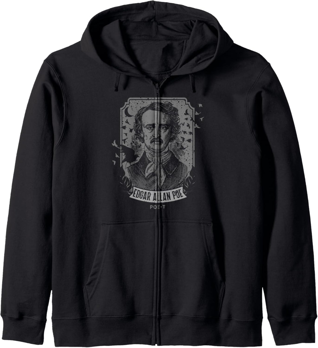 Vintage, Edgar Allan Poe, Fan Art T-Shirts und Geschenke Kapuzenjacke
