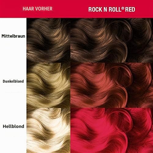 Manic Panic Rock'N'Roll Red Classic Creme, Vegan, Cruelty Free, Semi Permanent Hair Dye 2 x 118ml Ro