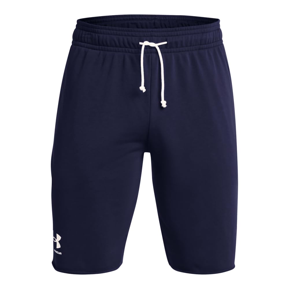 Under Armour Herren Shorts Rival Terry Shorts S (410) Midnight Navy / Onyx White, S (410) Midnight N