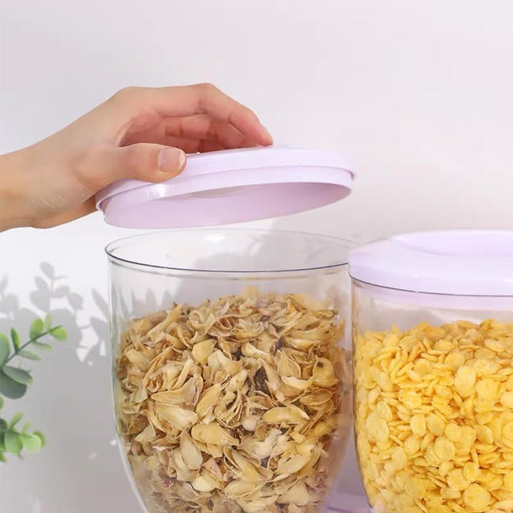 WODFARR Doppelter Müslispender, Duo Müslispender, Müslispender, Cornflakes Dispenser – Getreidebehäl