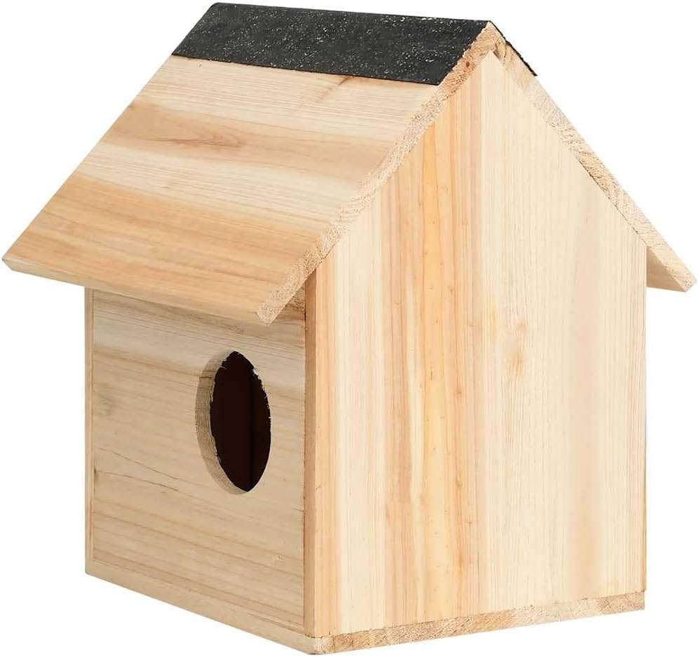 Butifooy Eichhörnchenhaus, massives Tannenholz, 26 x 25 x 29 cm