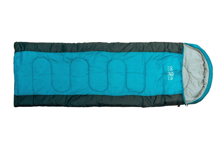 Origin Outdoors Unisex – Erwachsene Sommer Schlafsack, Blau-Grau, One Size
