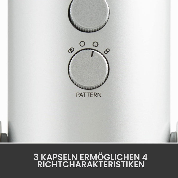 Logitech Yeti Mikrofone 10-jährig Anniversary Edition – Mikrofon – USB – Silber