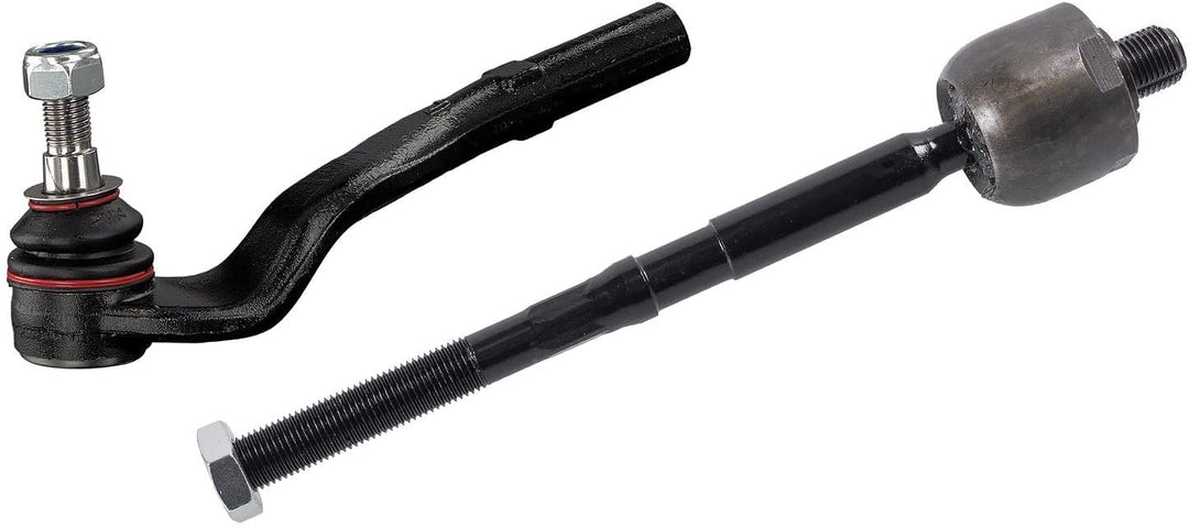 febi bilstein 38971 Spurstange mit Endstück und Sicherungsmutter , 1 Stück Vorderachse links, Vorder