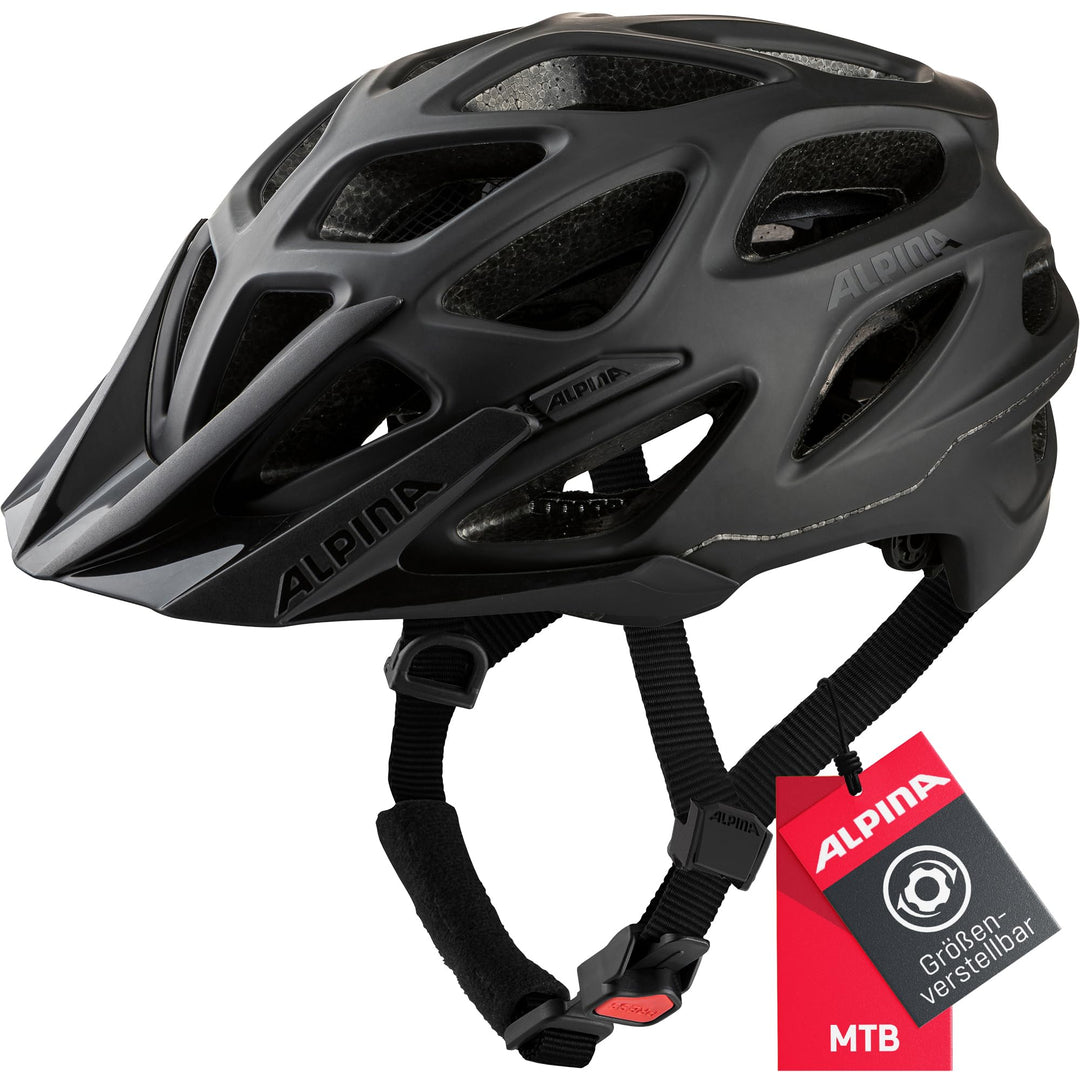 ALPINA Fahrradhelm Mythos 3.0 L.E. black matt 59-64 cm, black matt 59-64 cm