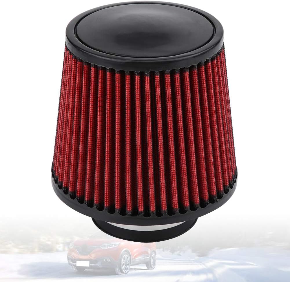 Universal Auto Luftfilter High Flow Einlass Lufteinlass Rundkegel Luftfilter Reiniger Clamp-On Motor