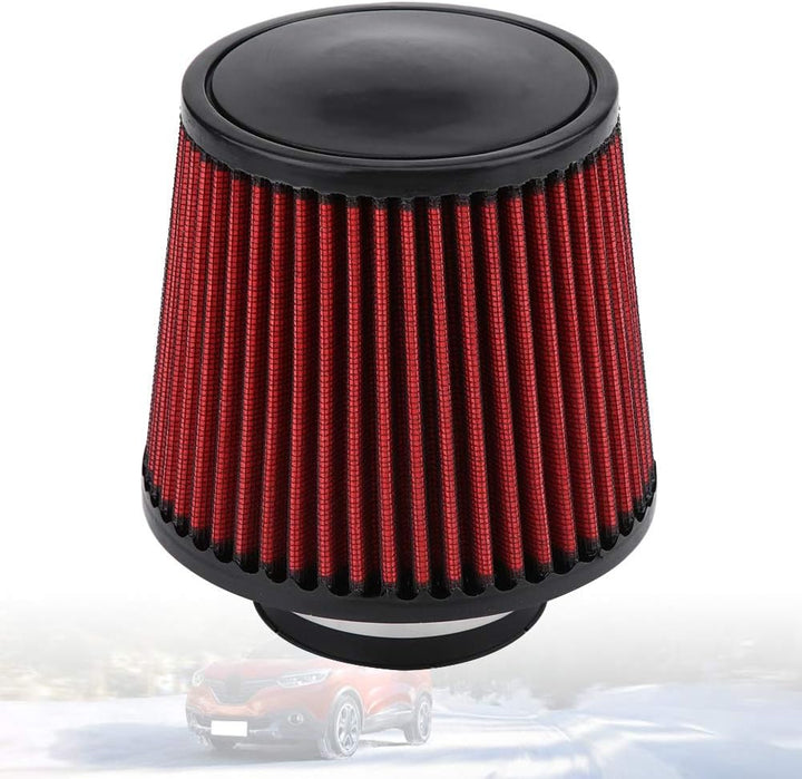 Universal Auto Luftfilter High Flow Einlass Lufteinlass Rundkegel Luftfilter Reiniger Clamp-On Motor