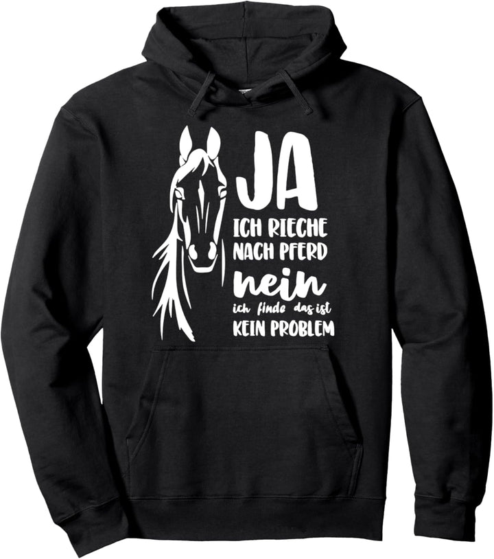 ich rieche nach Pferd Friese Jungs Pony Spruch Pferdle Pullover Hoodie