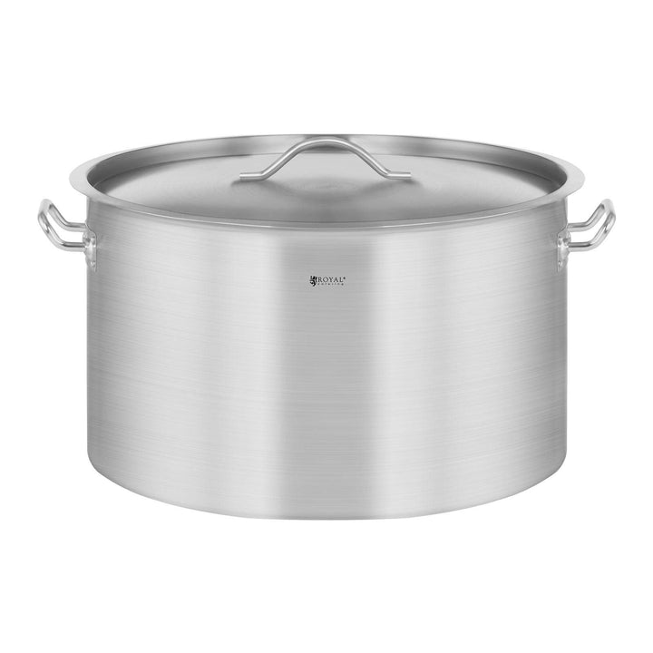 Royal Catering Kochtopf Induktion 44 L Ø 45 cm mit Deckel Edelstahl-Topf Induktionsherd-Topf Indukti