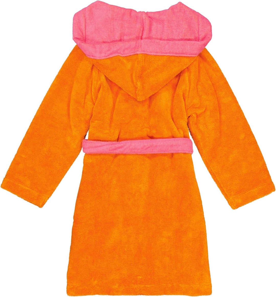 Vossen Kinderbademäntel Kinder Kapuze Bixie electric orange/prim rose - 0006 122-128, 122-128