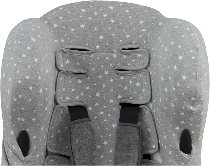 JYOKO KIDS Bezug für Bébé Confort Iseos Neo (WHITE STAR), WHITE STAR