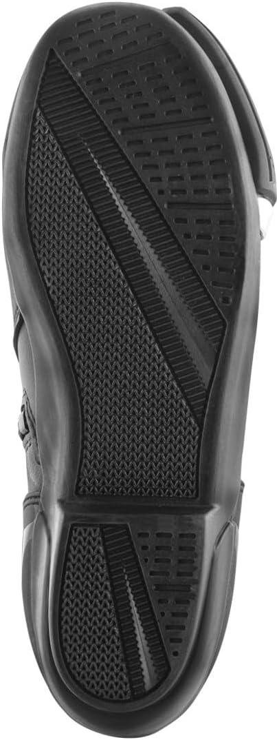 Bogotto Cartagena perforierte Motorrad Stiefel, schwarz/weiss/rot, 42 42 EU Schwarz Weiss Rot, 42 EU