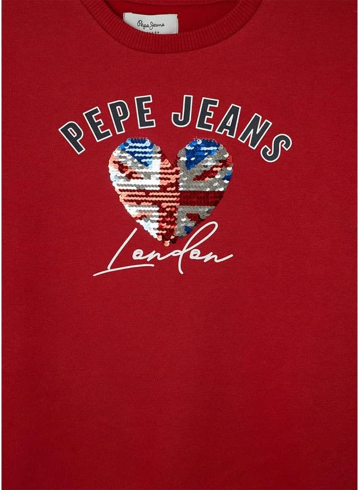 Pepe Jeans Jungen Danielle Pullover 12 Jahre Rot, 12 Jahre Rot