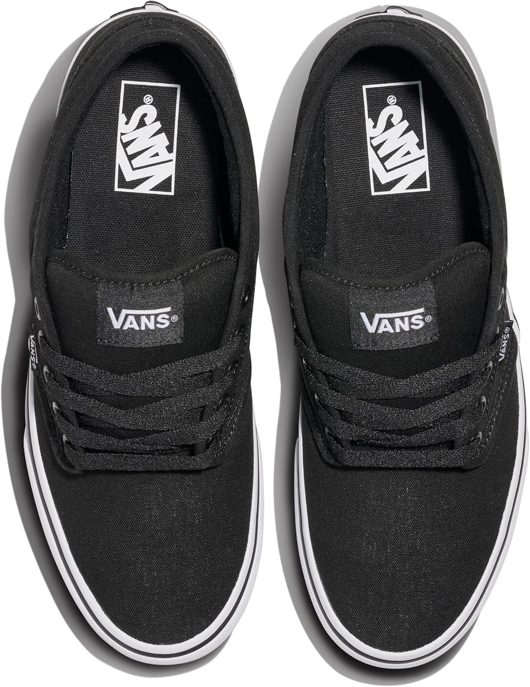 Vans Herren AtwoodSneaker 39 EU Black And White, 39 EU Black And White