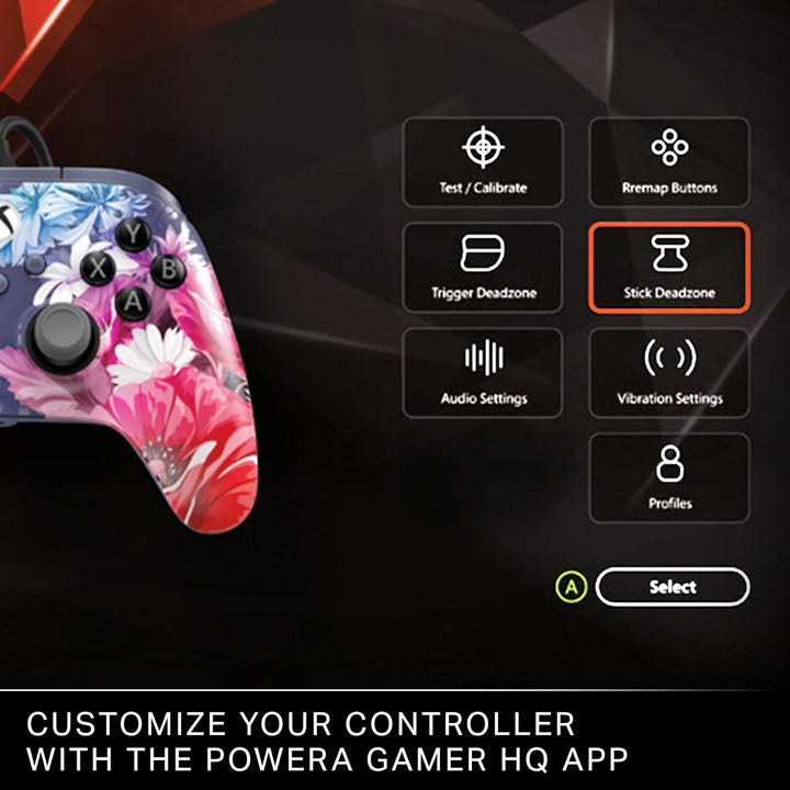 PowerA Advantage Plus Wired Controller for Xbox Series X|S - Night Blossom