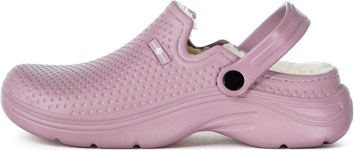 Eagsouni Clogs Hausschuhe Gefüttert Herren Damen Winter Gartenschuhe Wasserdicht Gartenclogs Warme P