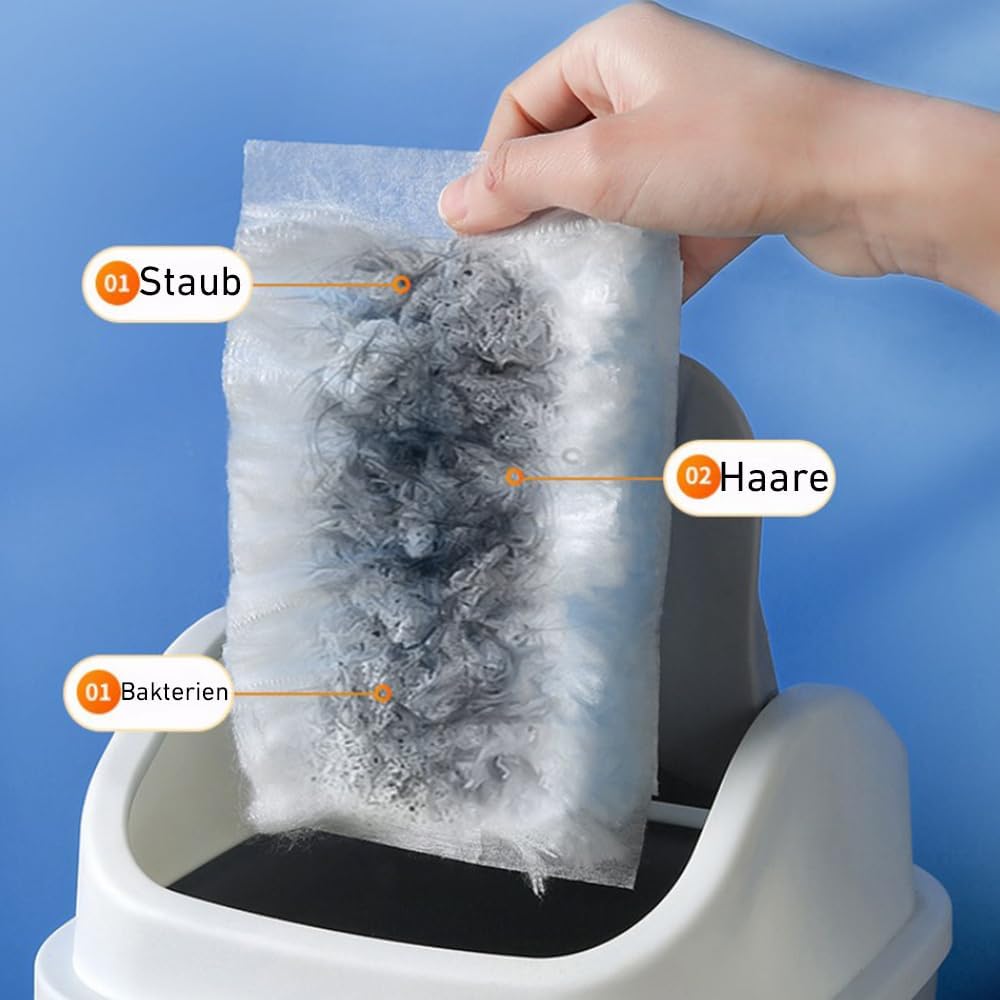 102 Stück Staubmagnet Kompatibel mit Swiffer Staubmagnet Nachfüllpack,Einweg Magnet Staubwedel für S