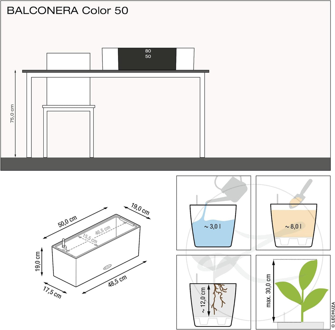 BALCONERA Color 50 petrolblau, 50 Petrolblau