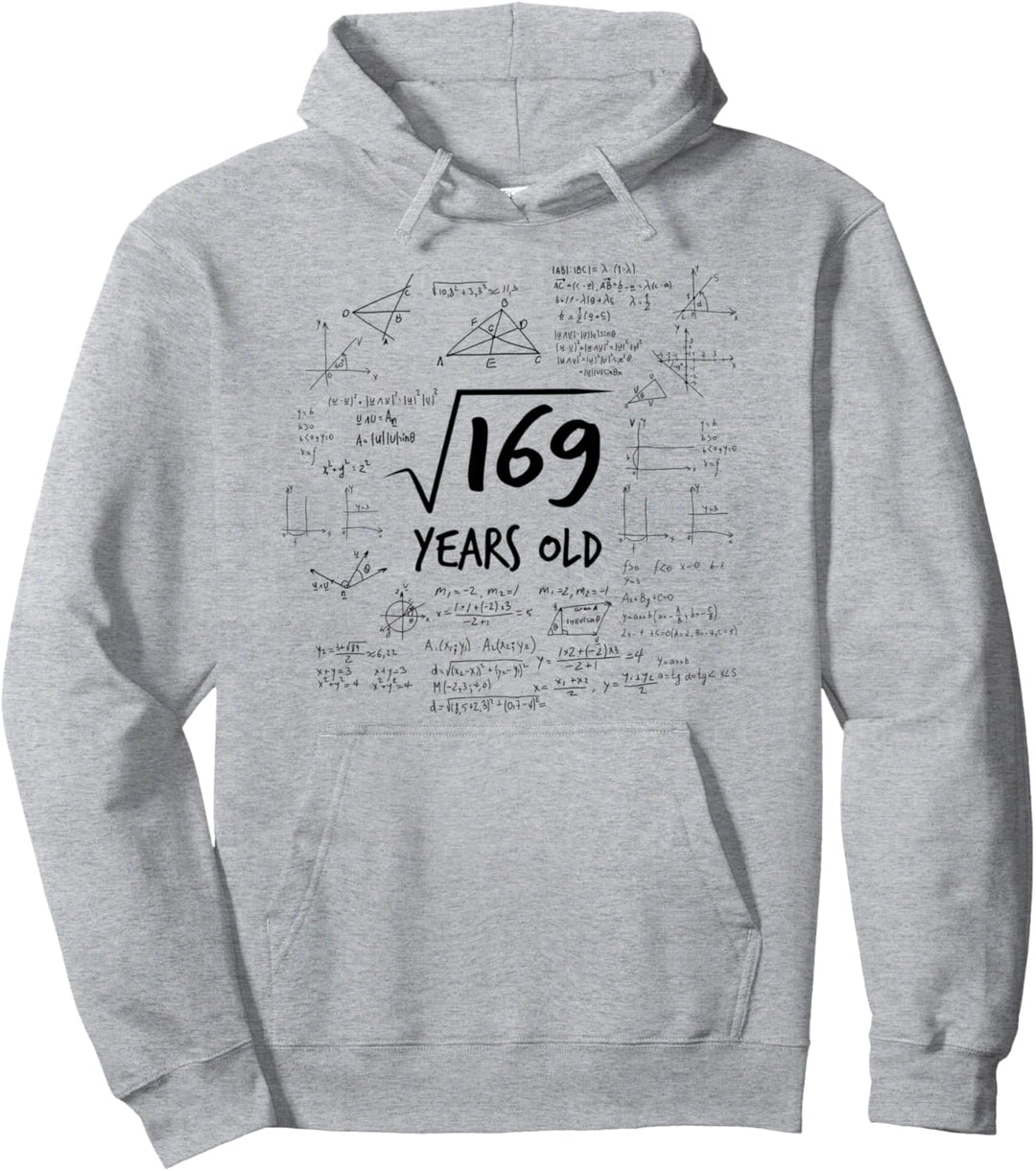 13. Geburtstag - Wurzel aus 169 Mathematik Nerd Mathe Pullover Hoodie