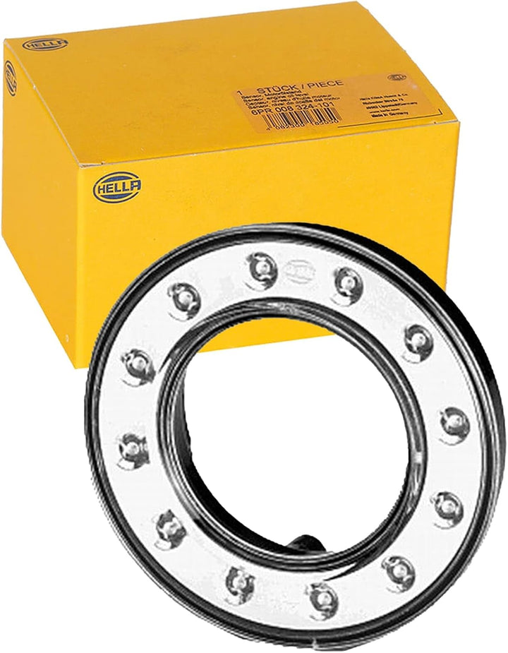 HELLA - Heckleuchte - LED - 12V - Anbau/Einbau - Lichtscheibenfarbe: glasklar - LED-Lichtfarbe: rot