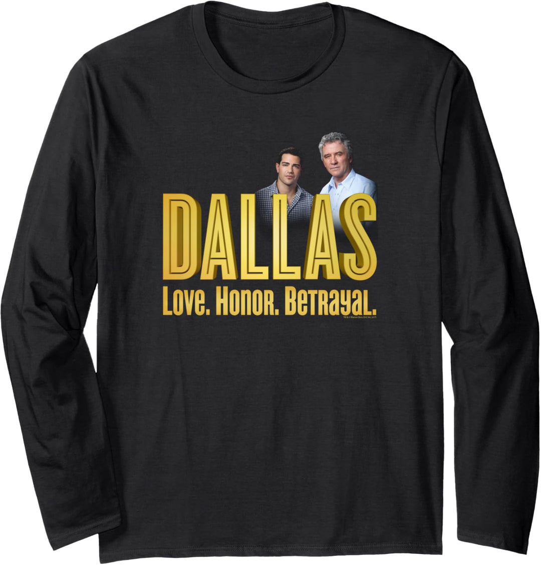 Dallas TV Series Logo Langarmshirt
