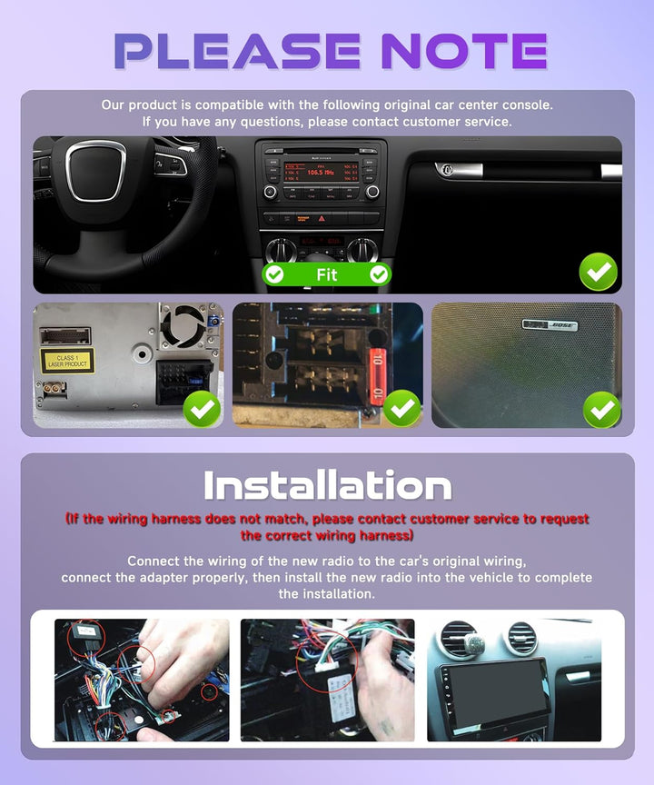 Rimoody 4G+64G Android Autoradio für Audi A3 S3 RS3 8P 8VS 8PA Wireless Carplay Android Auto, 9 Zoll