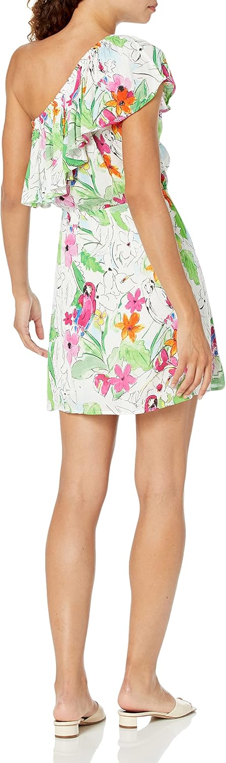 Desigual Damen Dress L Weiss, L Weiss
