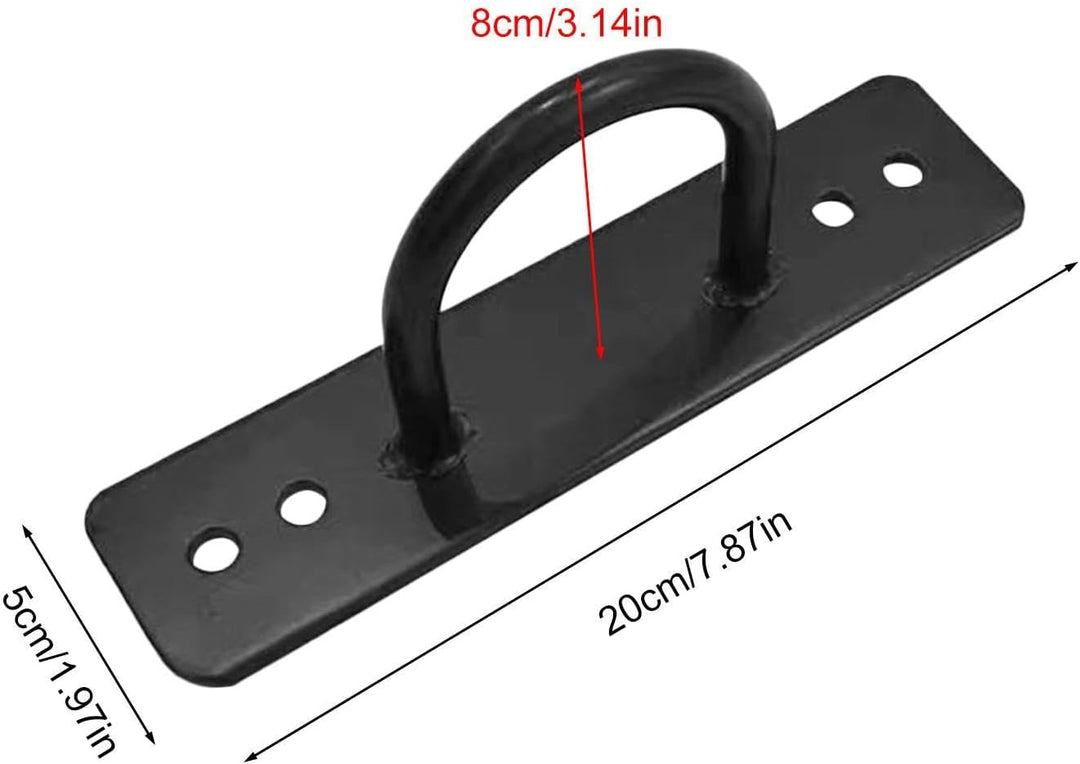 Wandmontage-Trainingsanker – 20 x 5 x 8 cm robustes Wandanker-Set | U-förmige Hakenankerplatte | Kra