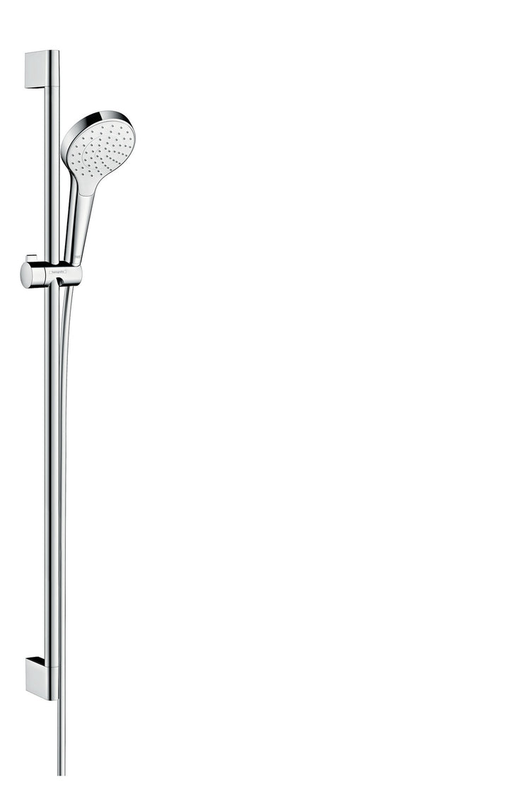 hansgrohe Croma Select S wassersparendes Duschset 0,90m, Weiss/Chrom Weiss/Chrom 0,90m Set 1 wassers