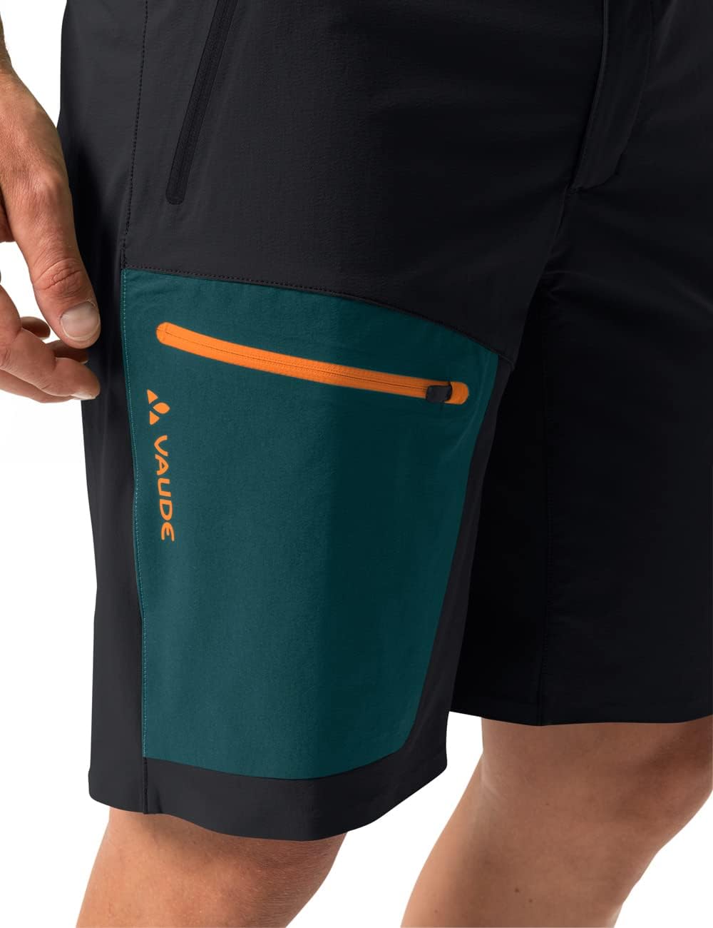 VAUDE Herren Shorts Men's Badile Shorts 56 Black/Green, 56 Black/Green