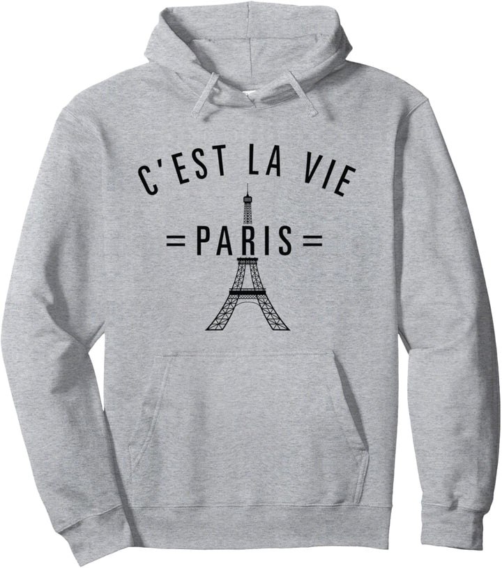 Cest La Vie Paris Frankreich Eiffelturm Reisende Französisch Pullover Hoodie