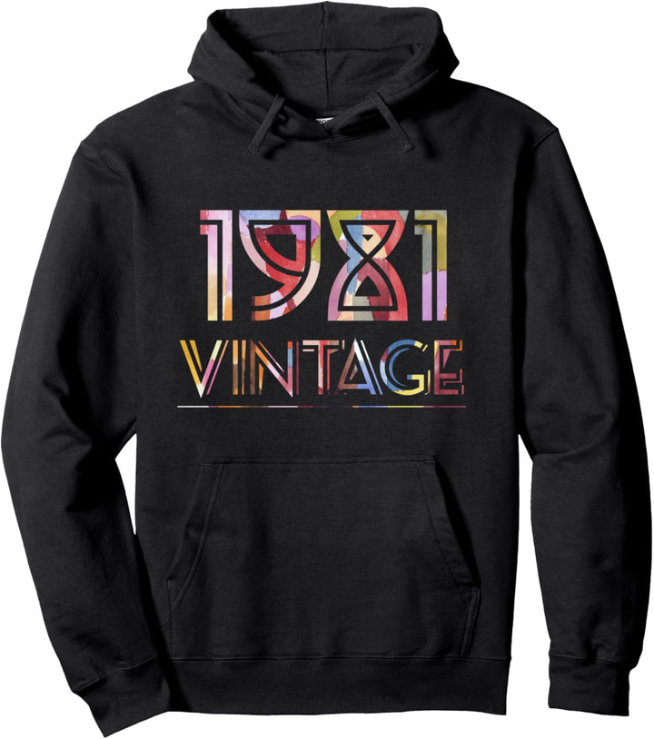 40. Geburtstag Geschenk Retro Geburtstag Klasse von 1981 Pullover Hoodie