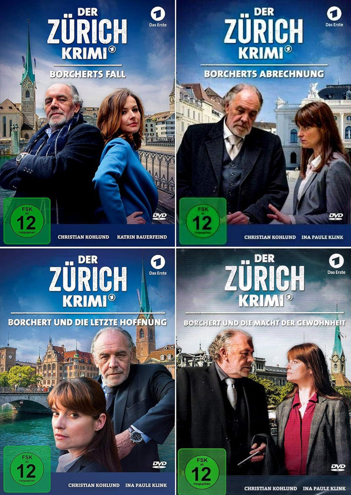 Der Zürich Krimi (Folgen 1+2+3+4+5+6+7+8+9) Borcherts Fälle [9-DVD], DVD