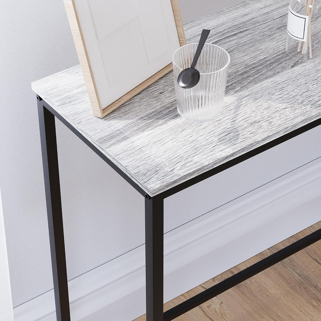 Vida Designs Brooklyn Konsolentische, Holzwerkstoff, Grau, No Drawer