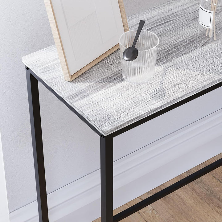 Vida Designs Brooklyn Konsolentische, Holzwerkstoff, Grau, No Drawer