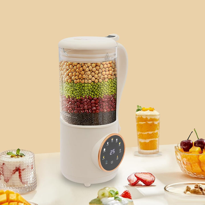 1400 ml Sojamilch Maschine Nussmilchmaschine mit 16 Klingen, Sojamilch-Maschine Nussmilch-Maschine E