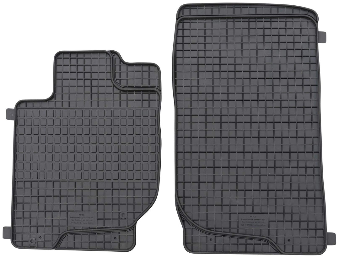 Petex 95510 Fussmatte Gummimatte Vorne Matte schwarz