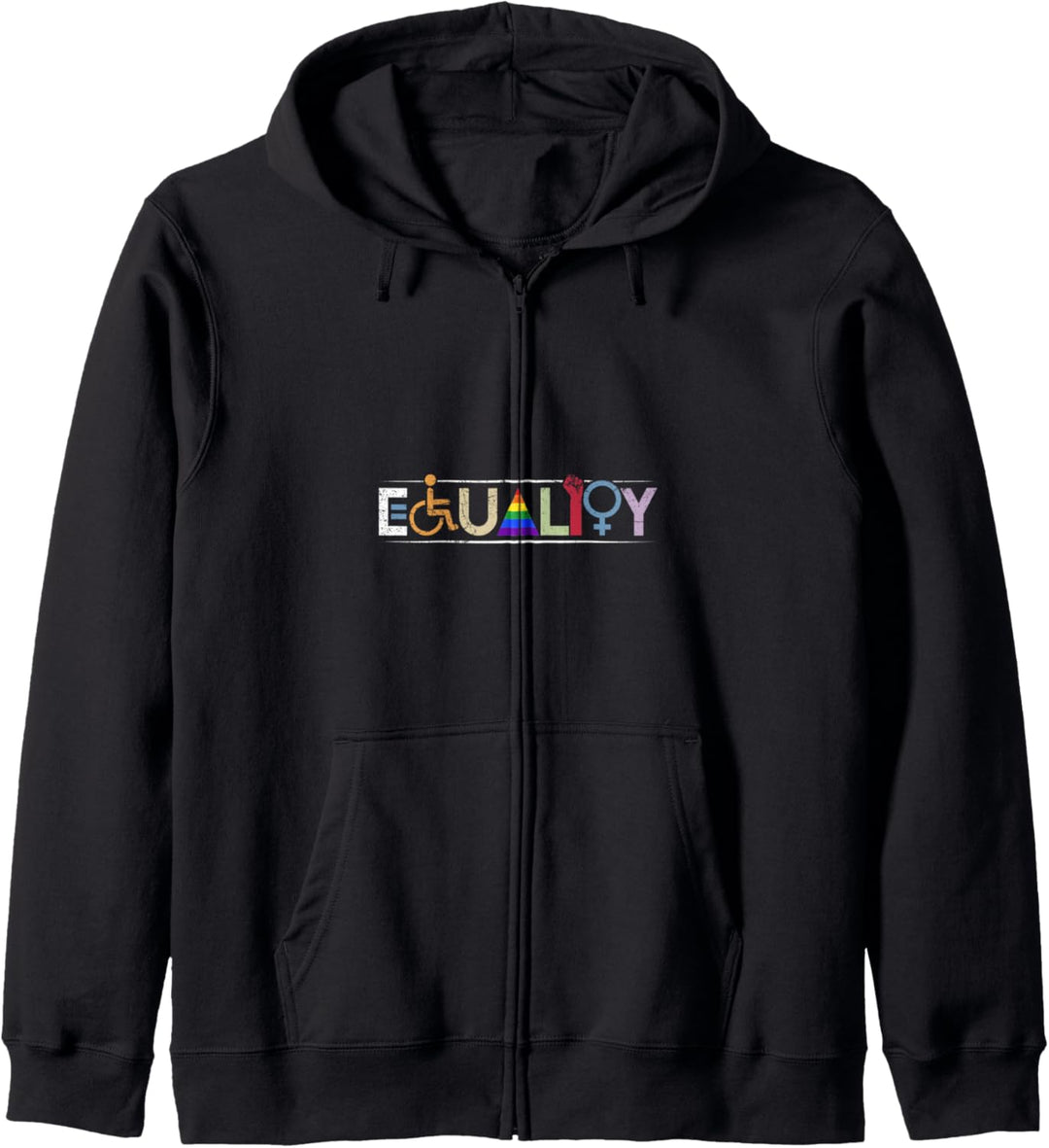 Equality Lesbian Schwul Homo Outfit LGBT Gay Homosexualität Kapuzenjacke