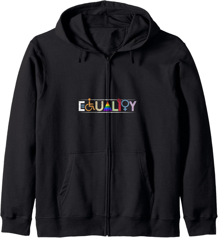 Equality Lesbian Schwul Homo Outfit LGBT Gay Homosexualität Kapuzenjacke
